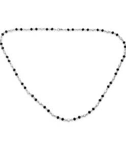 Black White Pearl Necklace